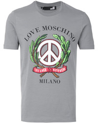 T-shirt imprimé gris Love Moschino