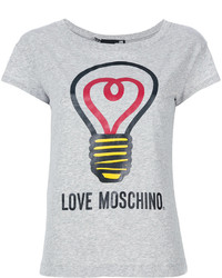 T-shirt imprimé gris Love Moschino