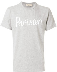 T-shirt imprimé gris MAISON KITSUNÉ