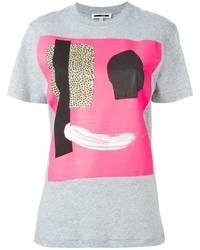 T-shirt imprimé gris McQ by Alexander McQueen