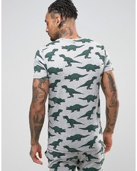 T-shirt imprimé gris Asos