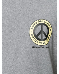 T-shirt imprimé gris Love Moschino