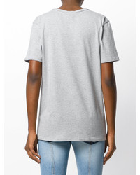 T-shirt imprimé gris Alexander McQueen