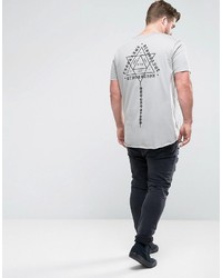 T-shirt imprimé gris Asos