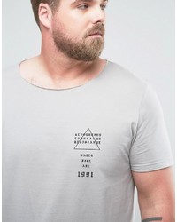 T-shirt imprimé gris Asos