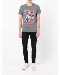 T-shirt imprimé gris Just Cavalli