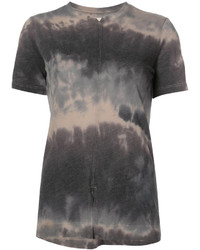 T-shirt imprimé gris Raquel Allegra