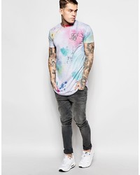 T-shirt imprimé gris Siksilk