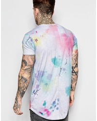 T-shirt imprimé gris Siksilk