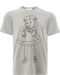 T-shirt imprimé gris Undercover