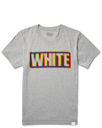 T-shirt imprimé gris White Mountaineering