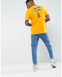 T-shirt imprimé jaune Asos