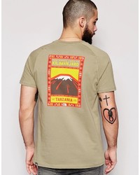 T-shirt imprimé marron clair The North Face