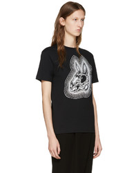 T-shirt imprimé noir MCQ