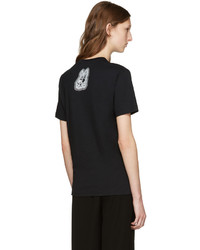 T-shirt imprimé noir MCQ