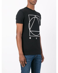 T-shirt imprimé noir McQ