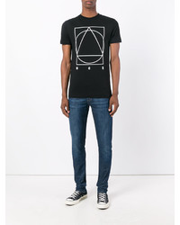 T-shirt imprimé noir McQ