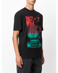 T-shirt imprimé noir McQ