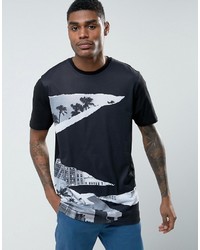 T-shirt imprimé noir Asos