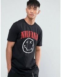 T-shirt imprimé noir Asos