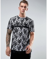 T-shirt imprimé noir Asos