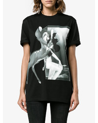 T-shirt imprimé noir Givenchy