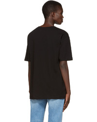 T-shirt imprimé noir Gucci