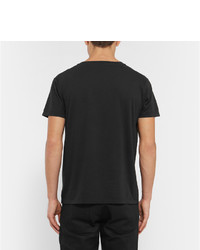 T-shirt imprimé noir Saint Laurent