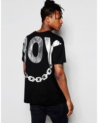 T-shirt imprimé noir Boy London