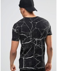 T-shirt imprimé noir Asos