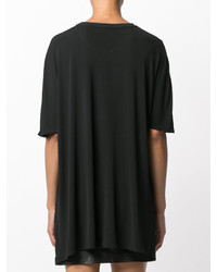 T-shirt imprimé noir Balmain