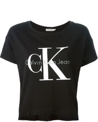 T-shirt imprimé noir Calvin Klein Jeans