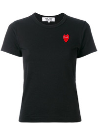 T-shirt imprimé noir Comme des Garcons