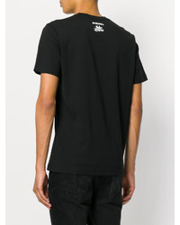 T-shirt imprimé noir Diesel