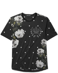 T-shirt imprimé noir Dolce & Gabbana