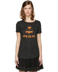 T-shirt imprimé noir Etoile Isabel Marant
