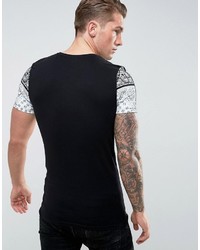 T-shirt imprimé noir Asos