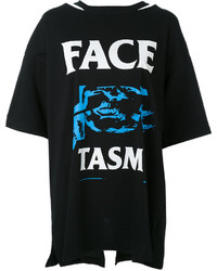 T-shirt imprimé noir Facetasm