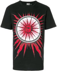 T-shirt imprimé noir Fausto Puglisi