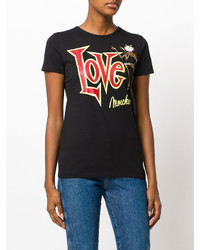 T-shirt imprimé noir Love Moschino