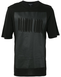 T-shirt imprimé noir Helmut Lang
