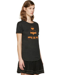 T-shirt imprimé noir Etoile Isabel Marant