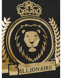 T-shirt imprimé noir Billionaire