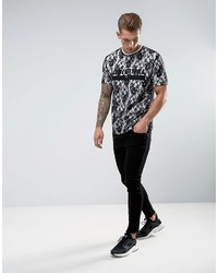 T-shirt imprimé noir Asos