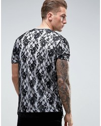 T-shirt imprimé noir Asos