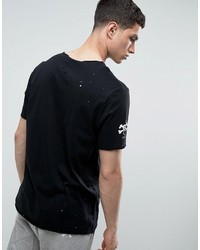 T-shirt imprimé noir Asos