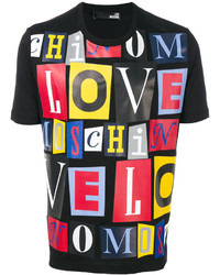 T-shirt imprimé noir Love Moschino