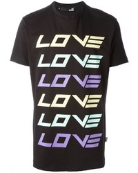 T-shirt imprimé noir Love Moschino