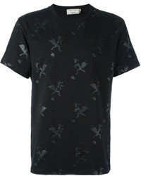 T-shirt imprimé noir MAISON KITSUNÉ