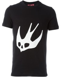 T-shirt imprimé noir McQ by Alexander McQueen